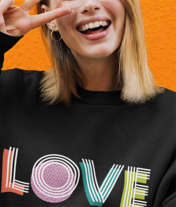 Women's 'love' sweatshirt