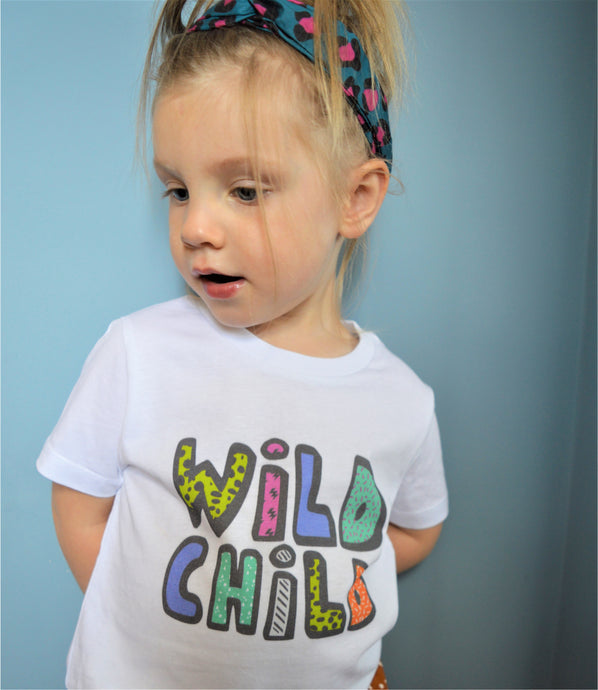 Kids Wild Child statement T-Shirt