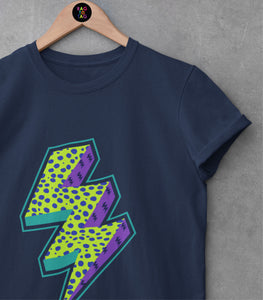 Kids lightning bolt T shirt, option to personalise