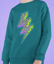 Load image into Gallery viewer, Kids Lightning bolt sweatshirt, option to personalise