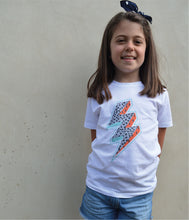 Load image into Gallery viewer, Kids lightning bolt T shirt, option to personalise