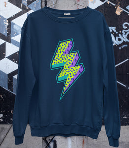 Kids Lightning bolt sweatshirt, option to personalise