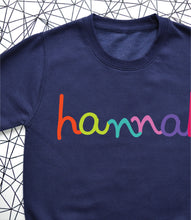 Load image into Gallery viewer, Kids personalised scribble name sweatshirt